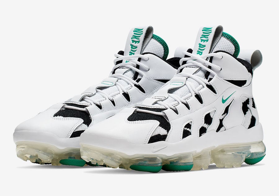 Nike VaporMax Gliese in White, Black and Green