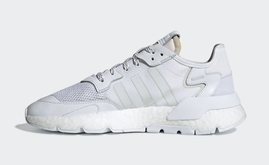 adidas Nite Jogger Triple White BD7676 Release Date