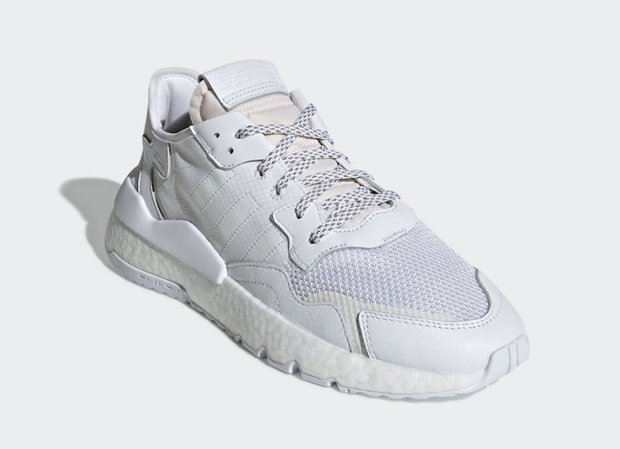 adidas Nite Jogger Triple White BD7676 Release Date | SneakerFiles