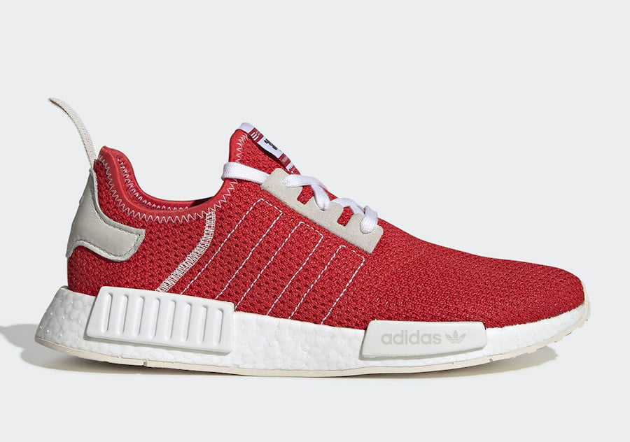 adidas NMD R1 in Red with Racing Bib Tongues Coming Soon