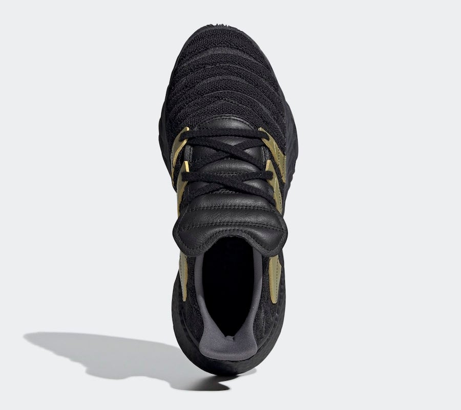 adidas Sobakov Boost Black Gold Metallic D98155 Release Info