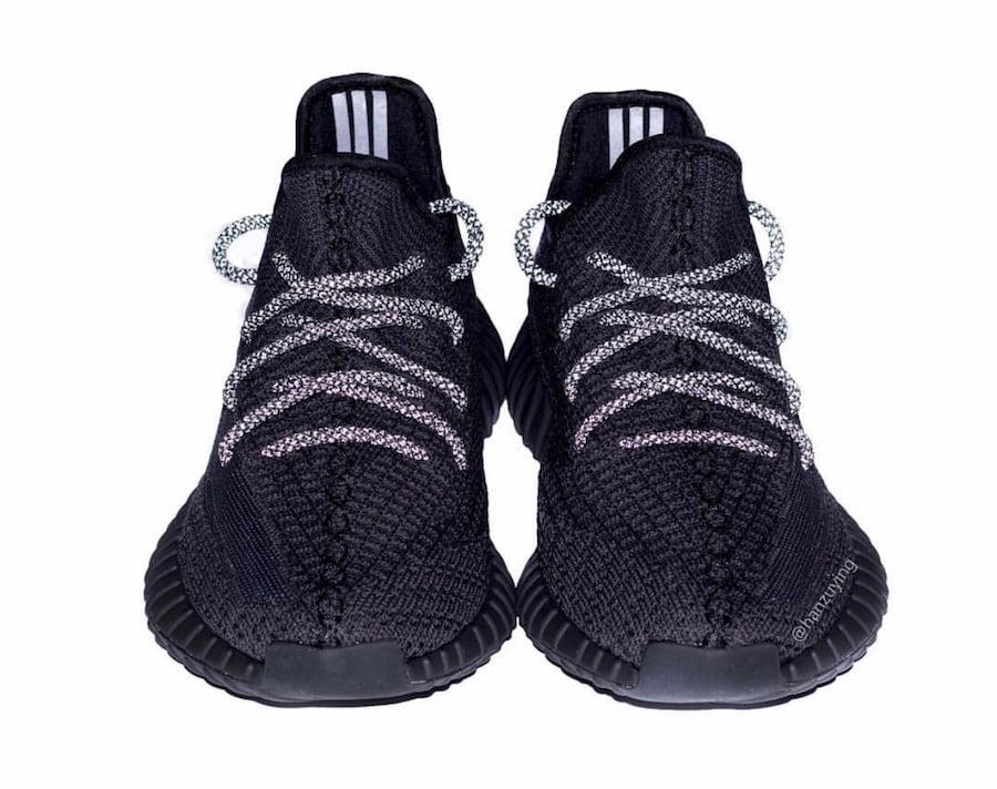 yeezy reflective noir