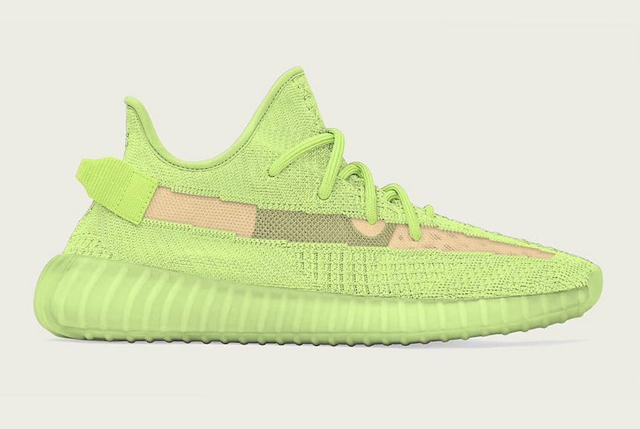 neon yeezy shoes