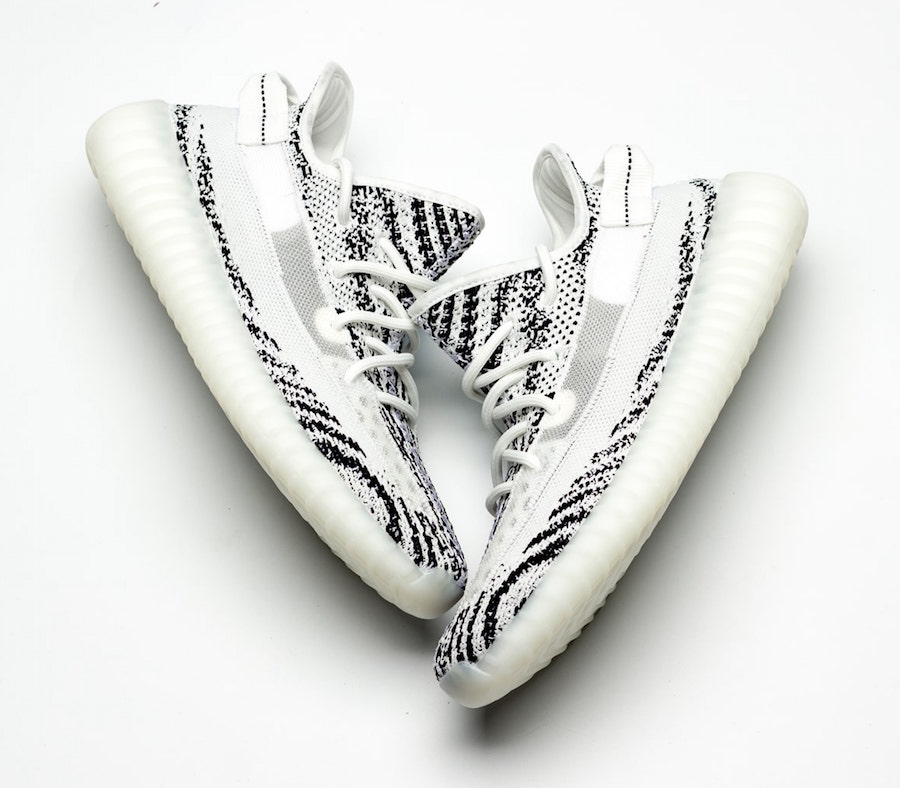 adidas Yeezy Boost 350 V2 Zebra Translucent Stripe Sample