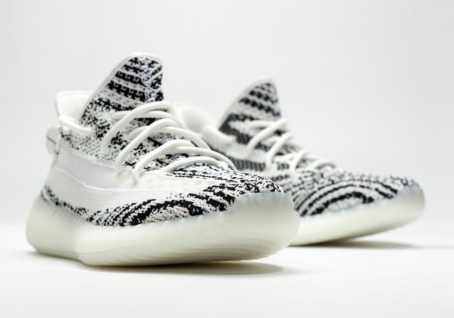 adidas Yeezy Boost 350 V2 Zebra Translucent Stripe Sample