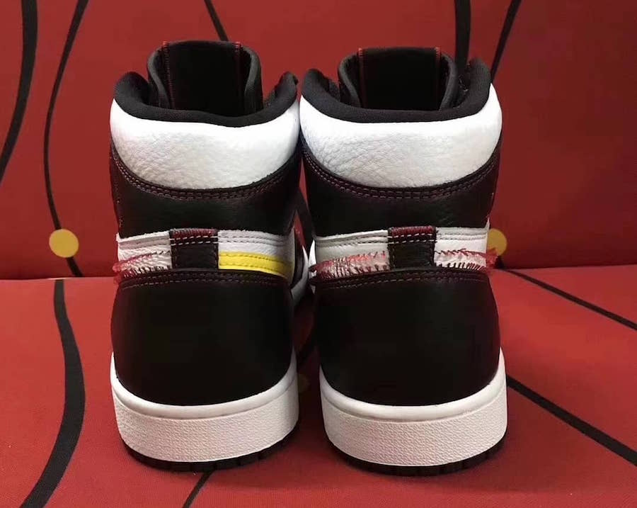 Air Jordan 1 Retro High OG White Black Dynamic Yellow University Red 555088-170 Release Info