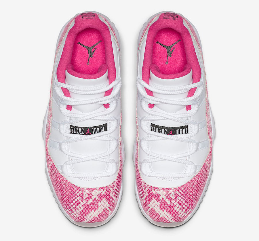 Air Jordan 11 Low Womens Pink Snakeskin AH7860-106 Release Info Price