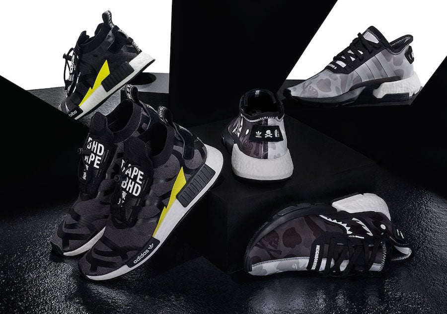 Bape Neighborhood adidas NMD STLT POD 