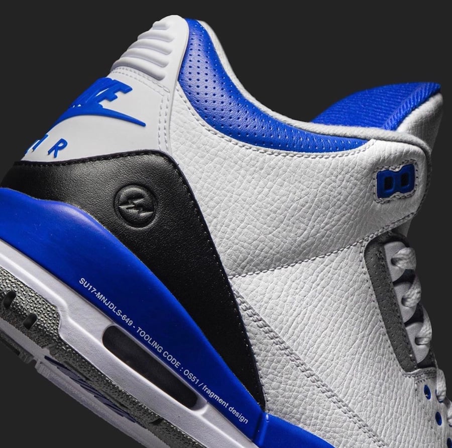 Fragment Air Jordan 3 Sample