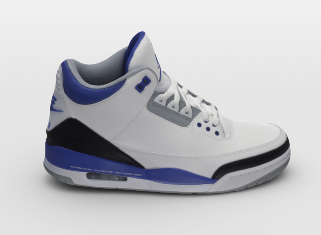 Fragment Air Jordan 3 Sample