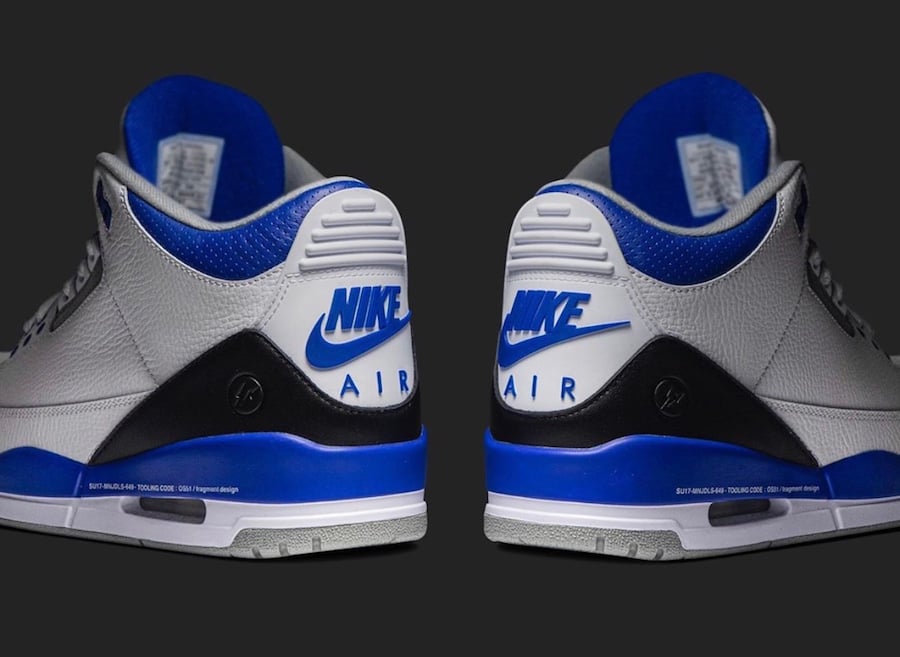 Fragment Air Jordan 3 Sample