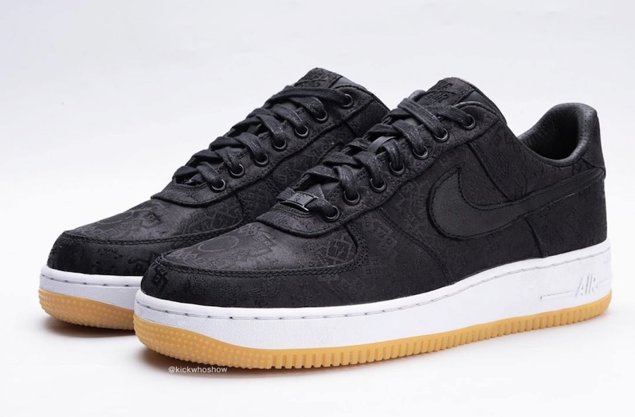 Fragment Clot Nike Air Force 1 Premium Black University Red White CZ3986-001 Release Date Info