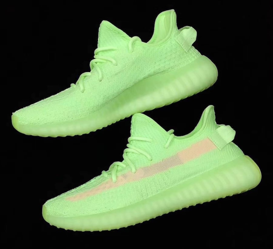 yeezy glow drop time