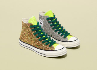converse run star hike glitter