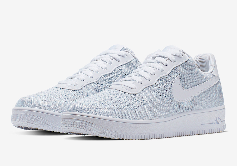 Nike Air Force 1 Low Flyknit White Pure Platinum AV3042-100