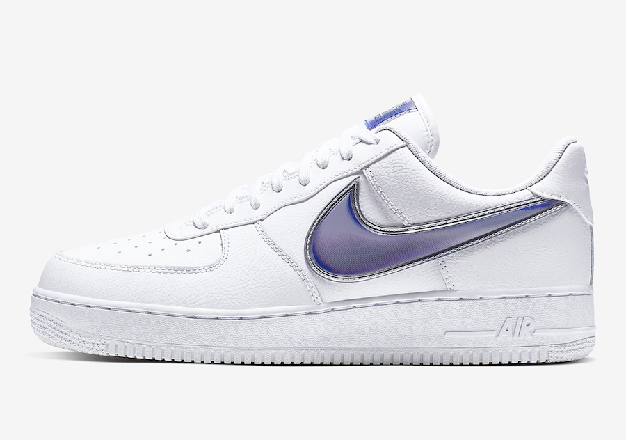 air force 1 with purple swoosh