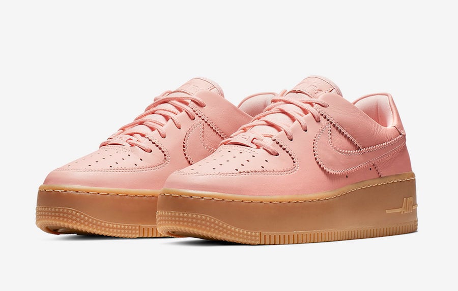 Nike Air Force 1 Sage Low Washed Coral AR5409-600 Release Info