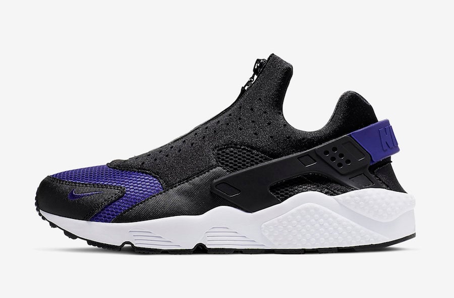 Nike Air Huarache Run EXT Zip Black Game Royal CI0009-002 Release Date