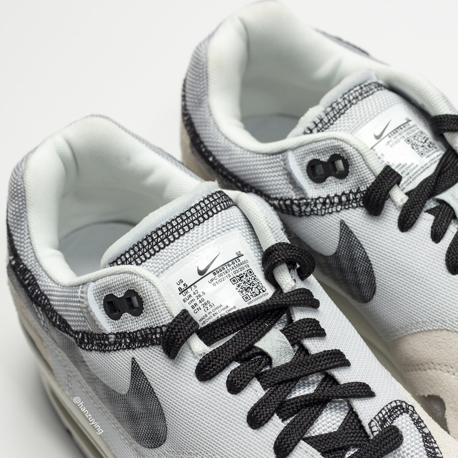 Nike Air Max 1 Inside Out Light Grey 858876-013 Release Details