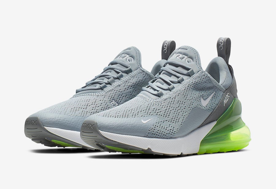 Nike Air Max 270 Available in Obsidian Mist and Lime Blast