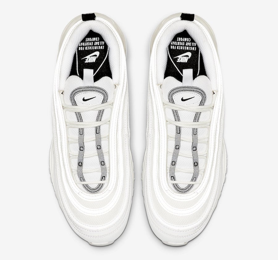 Nike Air Max 97 White Black Silver 921733-103 Release Date