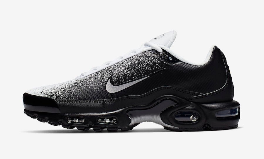 nike tn air max plus se black white