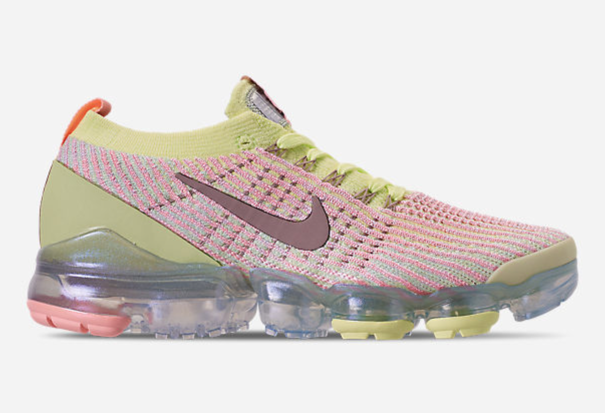 Nike Air VaporMax 3.0 in Barely Volt and Pink Tint