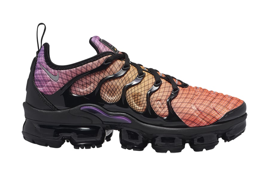 Nike Air VaporMax Plus Releasing with Sunset and Grid Pattern Upper