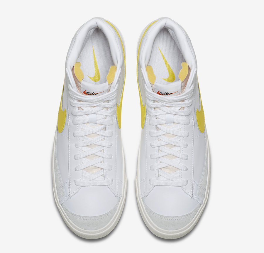 Nike Blazer Mid 77 Vintage White Opti Yellow BQ6806-101 Release Info ...