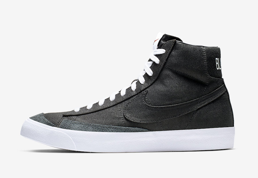 Nike Blazer Mid Black Canvas CD8238-001 Release Date Nike Blazer Mid Black Canvas CD8238-001 Release Date