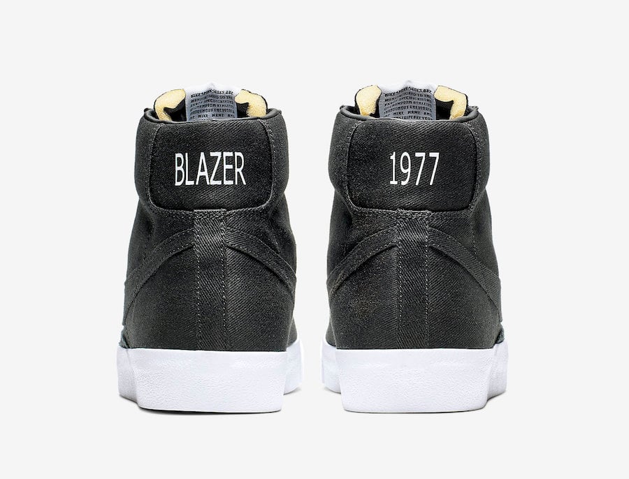 Nike Blazer Mid Black Canvas CD8238-001 Release Date Nike Blazer Mid Black Canvas CD8238-001 Release Date