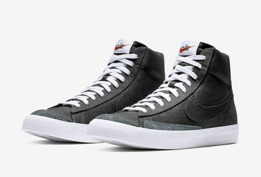 Nike Blazer Mid Black Canvas CD8238-001 Release Date