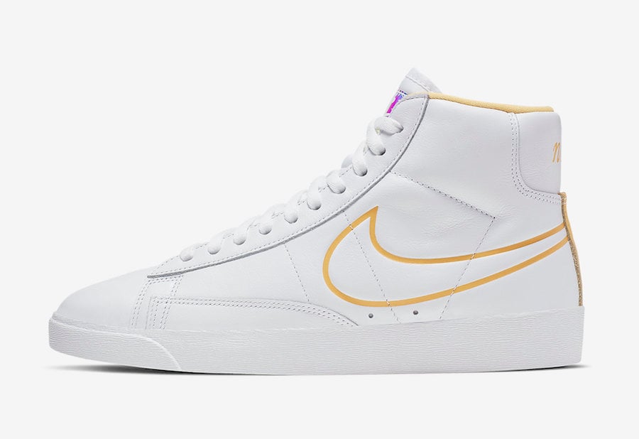 Nike Blazer Mid White Topaz Gold CJ3643-100 Release Info