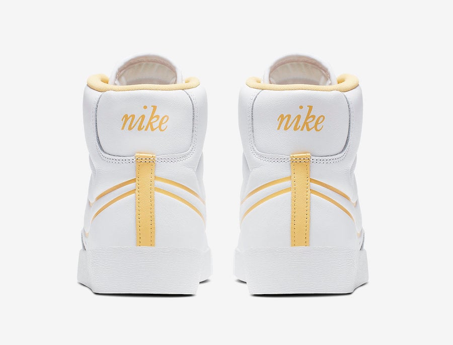 Nike Blazer Mid White Topaz Gold CJ3643-100 Release Info
