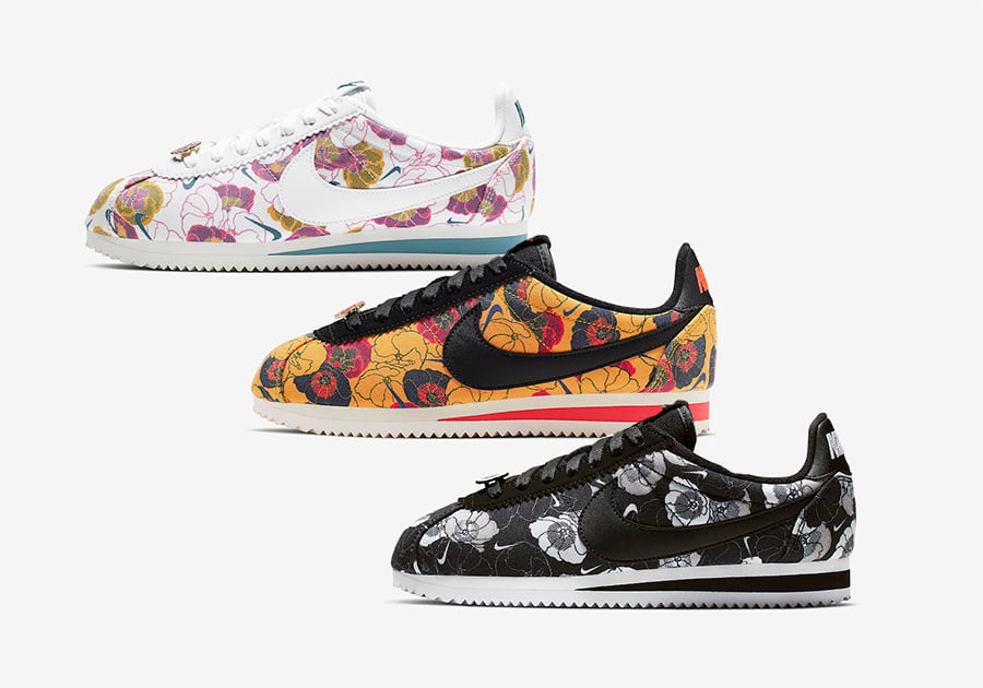 nike cortez lx floral