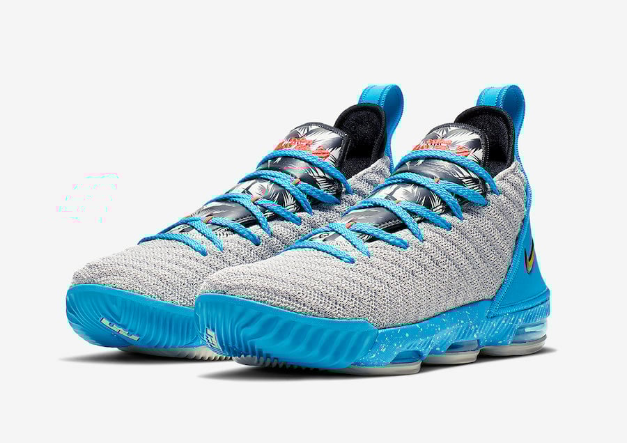 Nike LeBron 16 Kids Palm Trees AQ2465-076 Release Details Nike LeBron 16 Kids Palm Trees AQ2465-076 Release Details