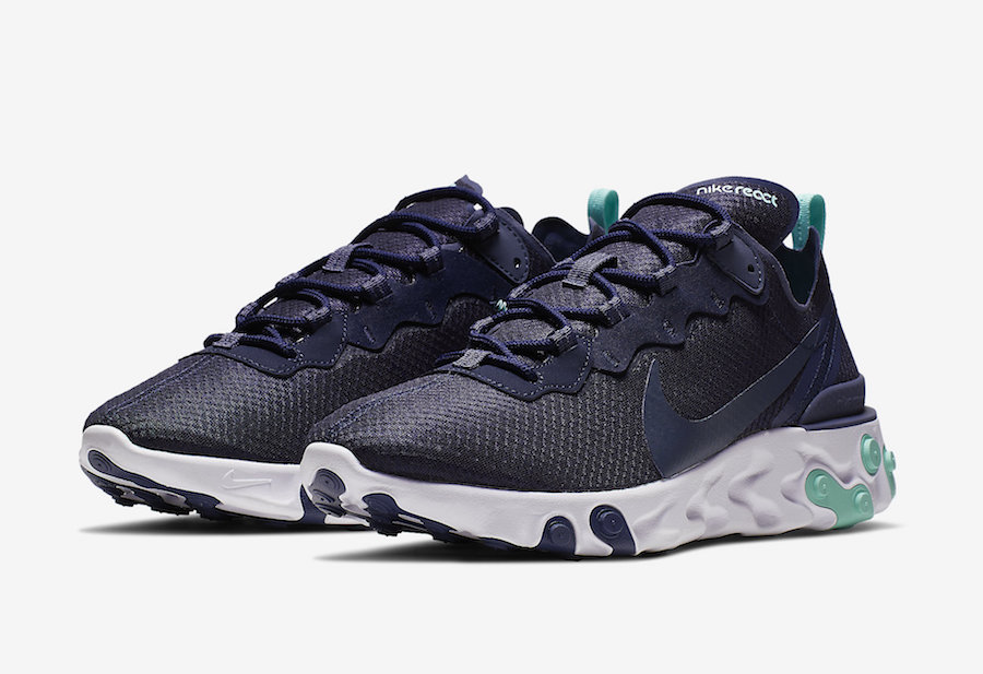 Nike React Element 55 Dark Obsidian CI2678-400 Release Date