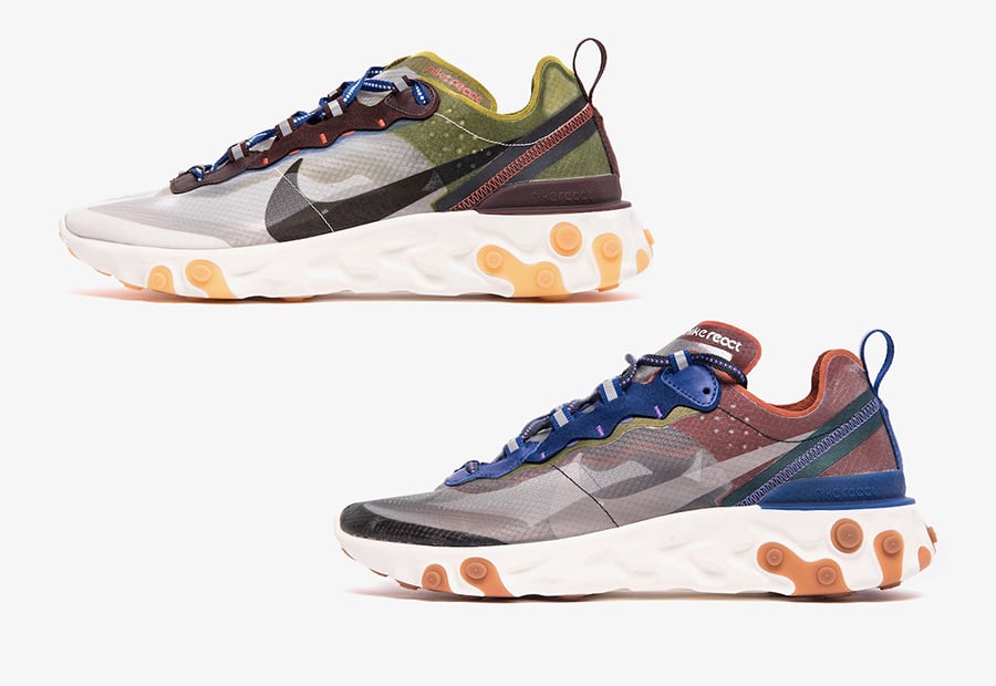 react element 87 dusty peach on feet