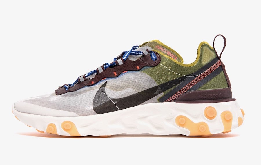 Nike React Element 87 Moss AQ1090-300 Release Date