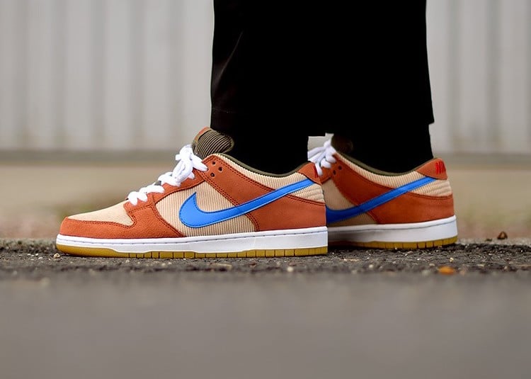 This Nike SB Dunk Low Features Corduroy