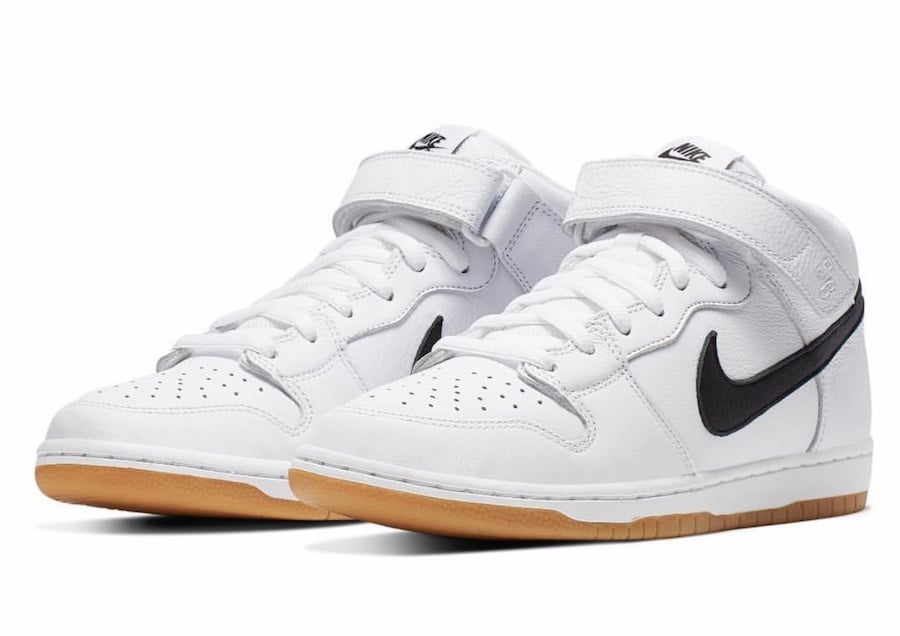 Nike SB Dunk Mid ‘Orange Label’ Releasing in White and Gum