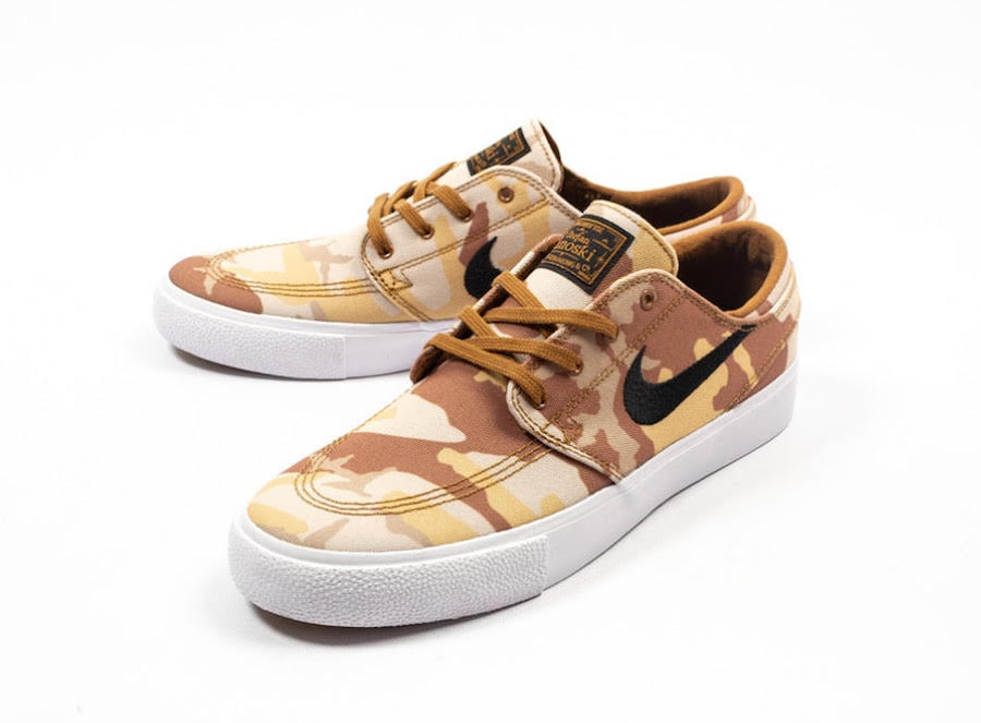 Nike SB Stefan Janoski Desert Camo AQ7878-200 Release Date