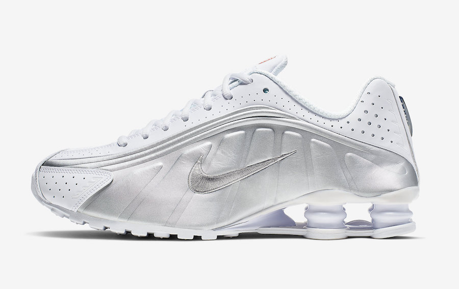 Nike Shox R4 White Metallic Silver 104265-131 Release Date