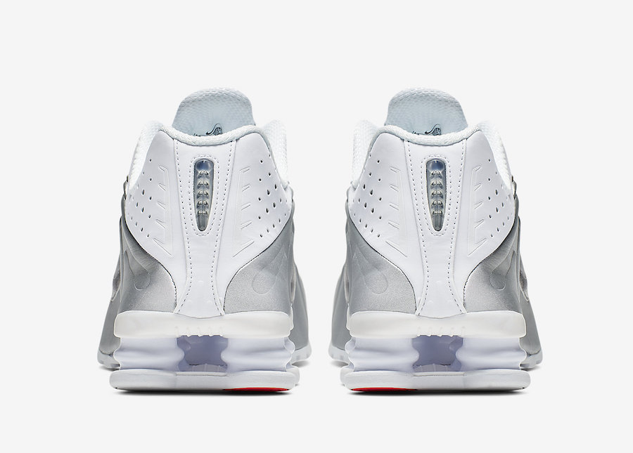 Nike Shox R4 White Metallic Silver 104265-131 Release Date