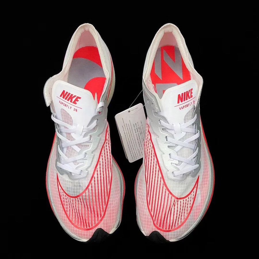 Nike Zoom VaporFly 5% White University Red Release Date
