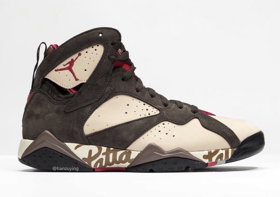 Patta Air Jordan 7 AT3375-200 Release Details