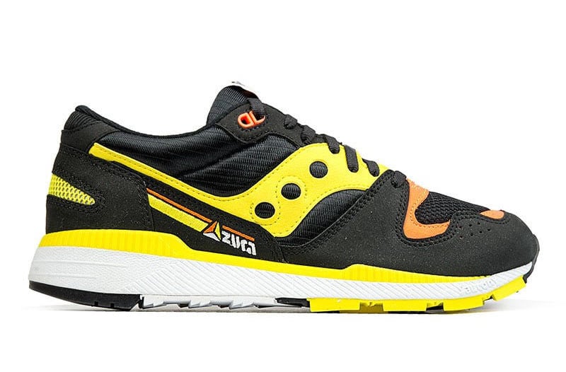 saucony black and yellow