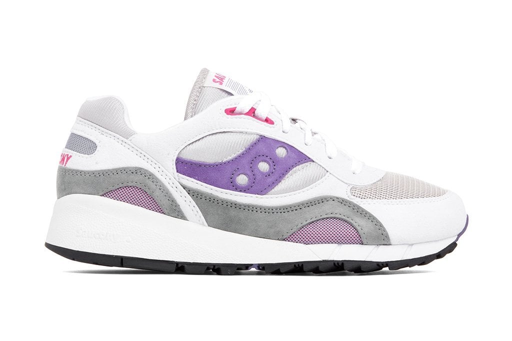 Saucony Shadow 6000 White Grey Purple