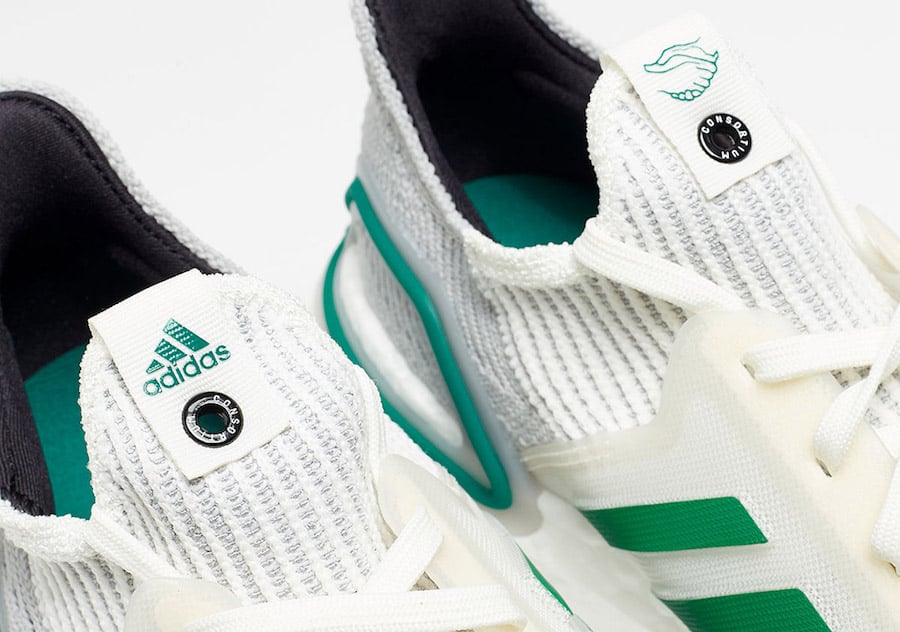 adidas Consortium Ultra Boost 2019 White Green EE7517 Release Info