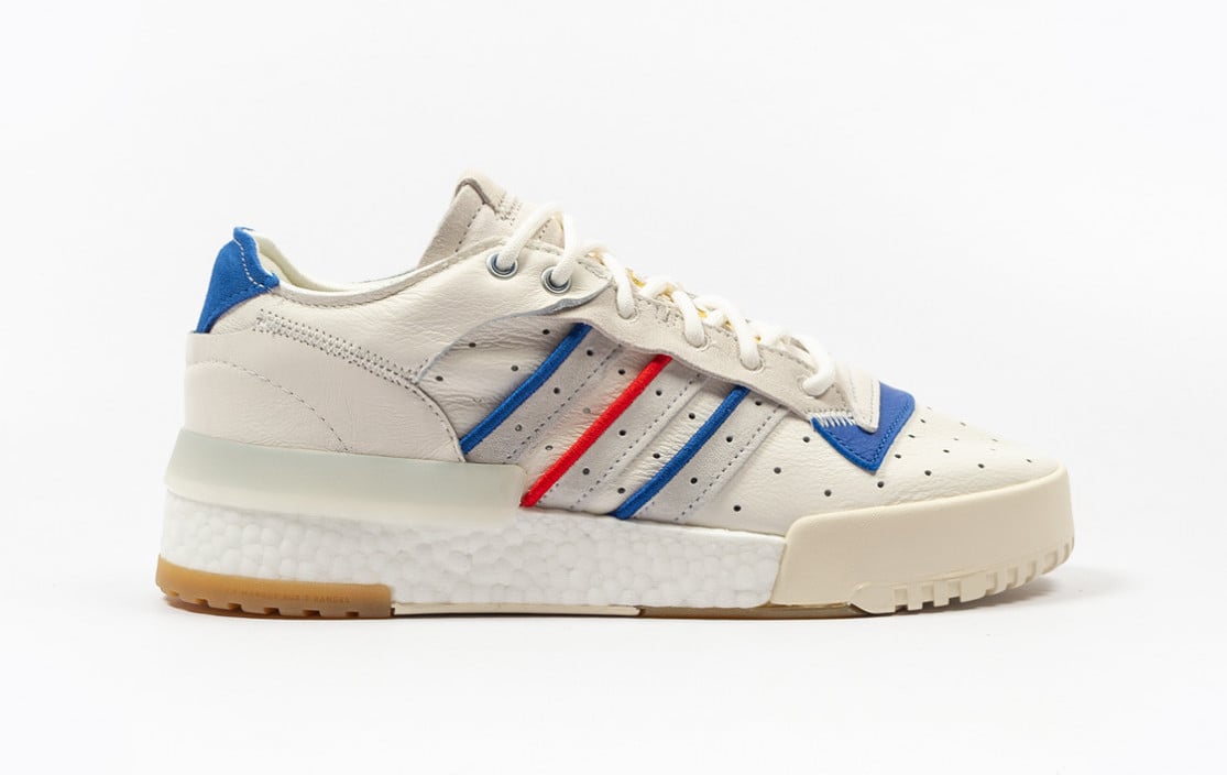 adidas rivalry low white blue red